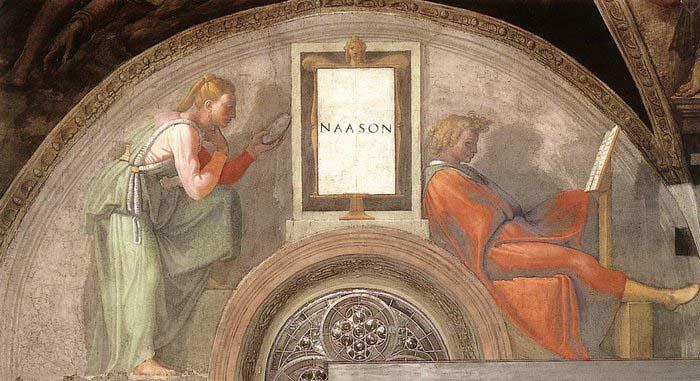 Michelangelo Buonarroti Nahshon France oil painting art